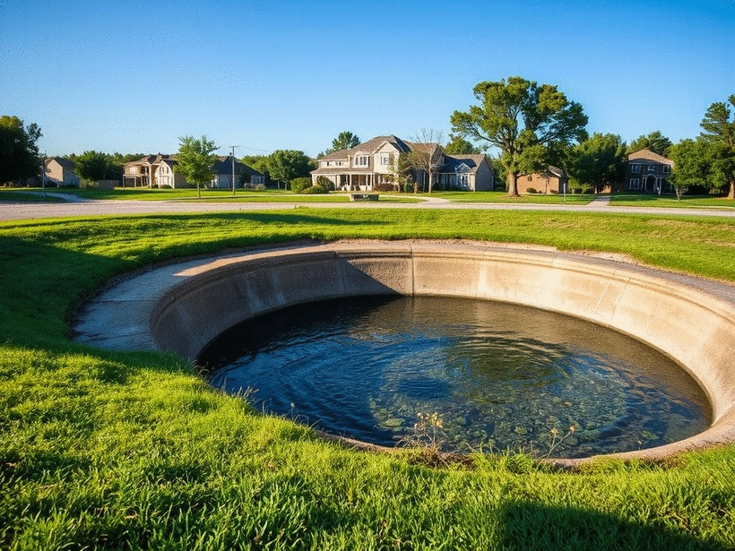 Flood Exposure Redistribution: How Detention Basins Protect Downstream Communities